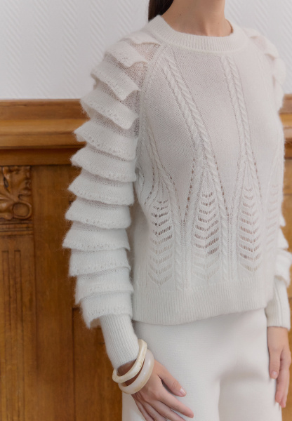 джемпер 26W2121K - молочный (5)