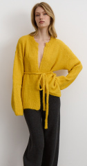 Кардиган 26W4111K оранжево-желтый (10)