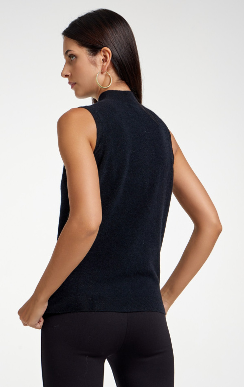 Джемпер без рукавов 2435WS черный (5)