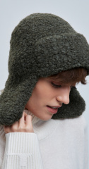 шапка ушанка 240171 - хаки (2)