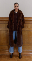 шуба 248237 - коричневый