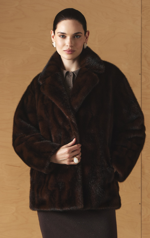 шуба 27W0115FFJ - коричневый (7)