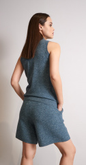 шорты 23-0135 джинсовый меланж, джемпер без рукавов 2435WS джинсовый меланж (4)