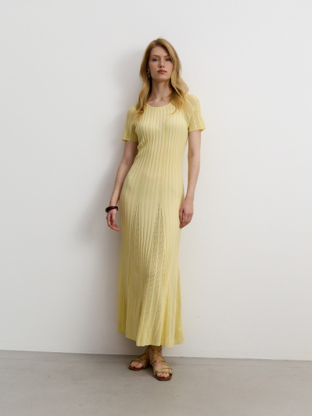 Платье 26S1302K - желтый (4)