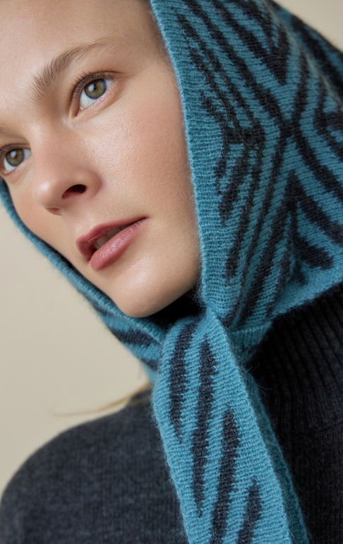 Косынка 250112REC джинсовый 3