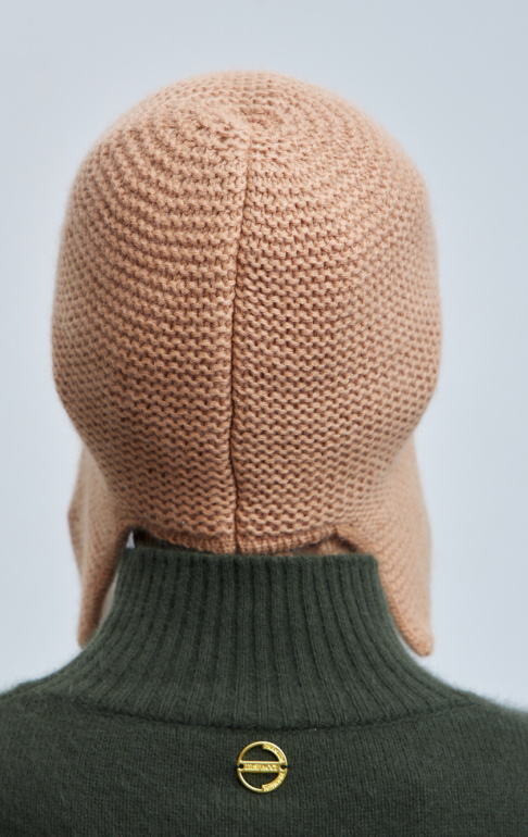 шапка ушанка 230160REC - песочный (4)