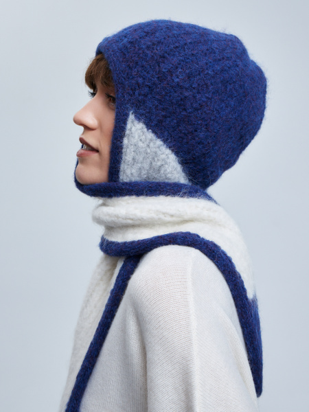 шапка ушанка 240140 - синий (3)