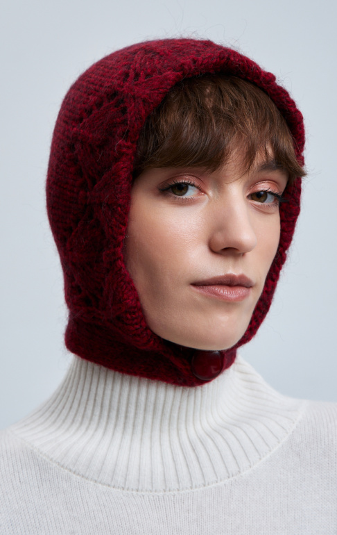 чепчик 260115PG - красный (2)