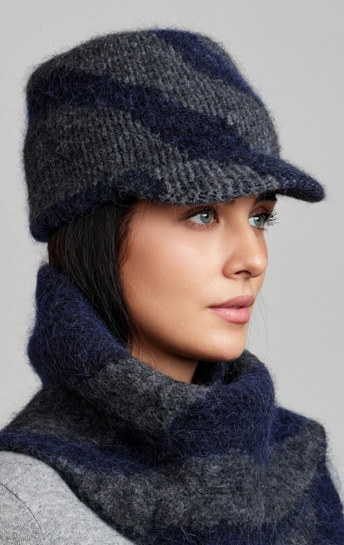 Кепка 250148SR синий-антрацит2