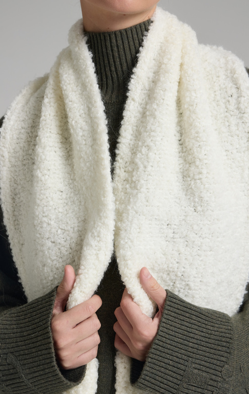 Палантин 250193.1SR - молочный 13