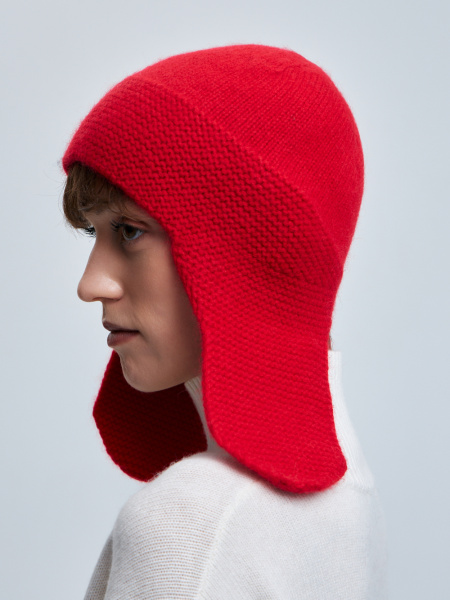 шапка ушанка 240161 - красный (4)