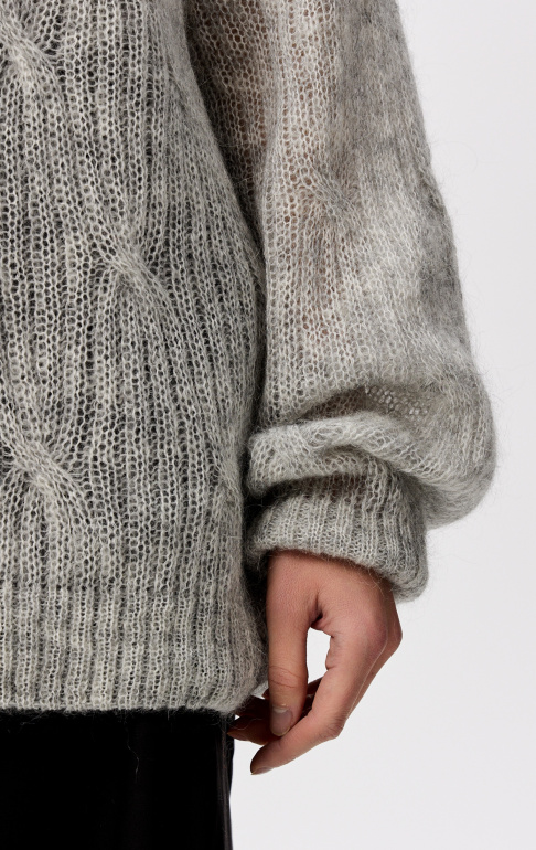 Джемпер 2432W  серый (6)