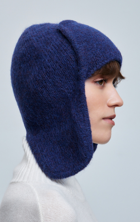 шапка ушанка 250160SC - синий (3)