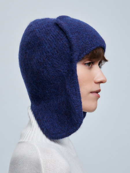 шапка ушанка 250160SC - синий (3)