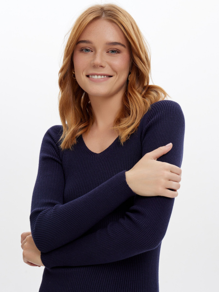 Платье 240413 темно-синее (2)