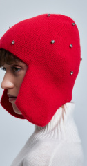 шапка 240193D - красный (3)