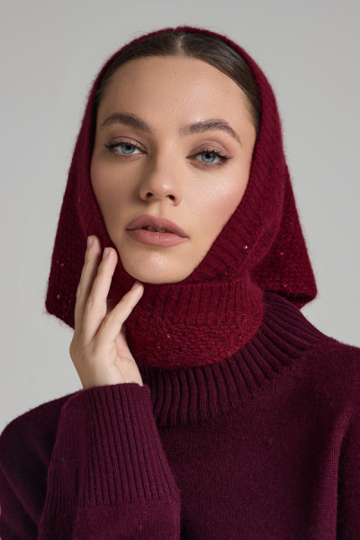 косынка 250172FXV - марсала 6