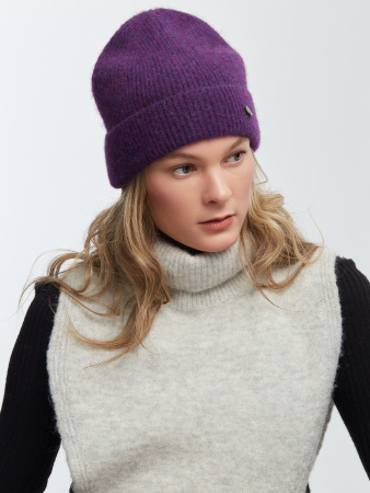 Шапка 230110HD фиолетовая (1)