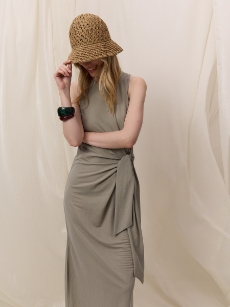 платье 24S1302KF – хаки (2)