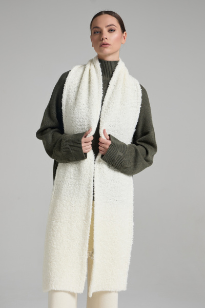 Палантин 250193.1SR - молочный 9