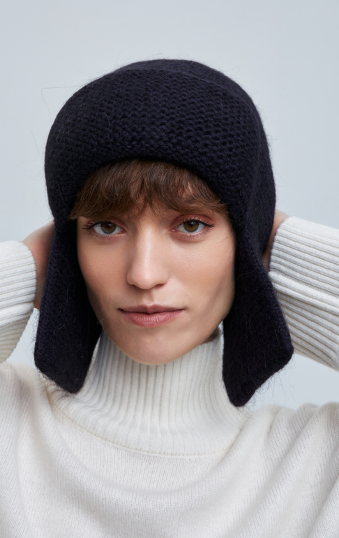 шапка ушанка 250110PG - синяя ночь (1)