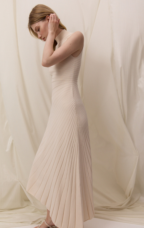 платье 26S1303K – светло-бежевый (4)