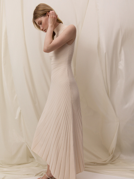 платье 26S1303K – светло-бежевый (4)