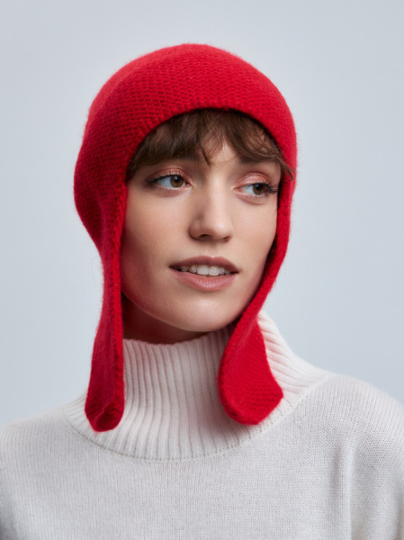 шапка ушанка 240161 - красный (1)