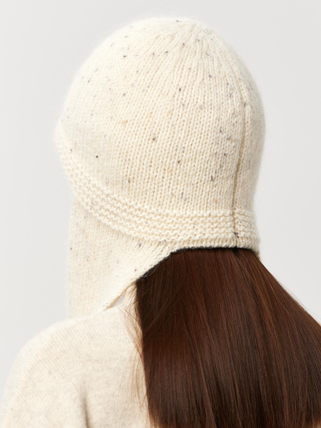 Шапка с длинными ушами 260171TM молочный (7)