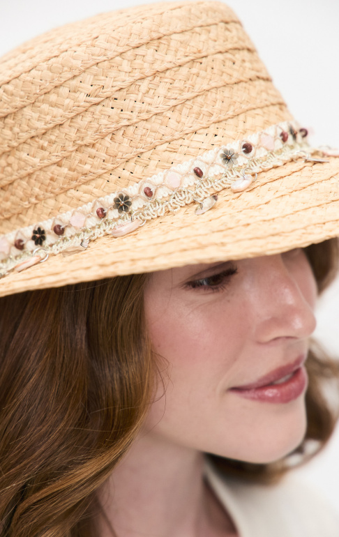 шляпа 26S0121HD - натуральный (38)