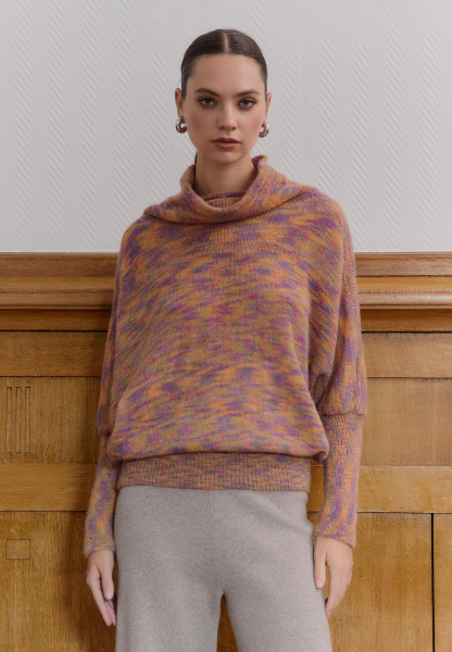 джемпер 26W2107K - желтый мультиколор