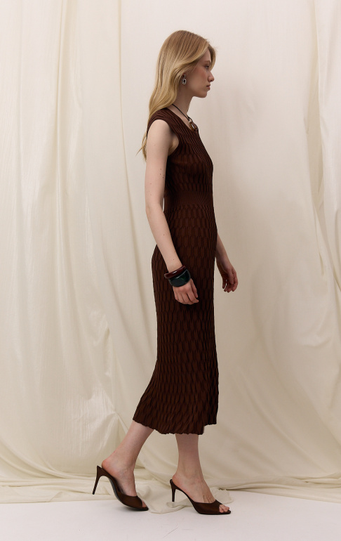 платье 26S1307K – шоколадный (5)