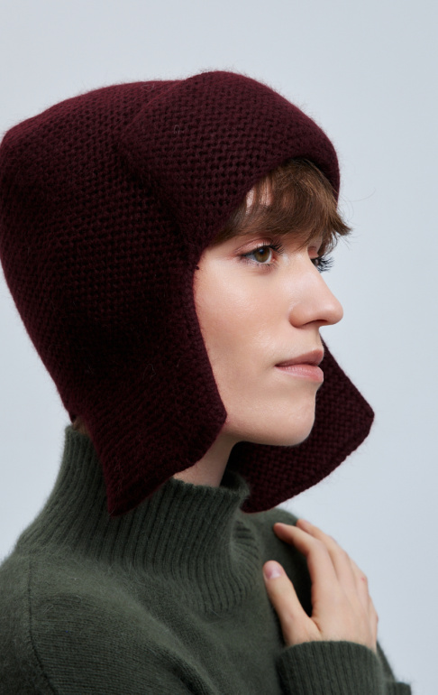 шапка ушанка 230160REC - марсала (3)