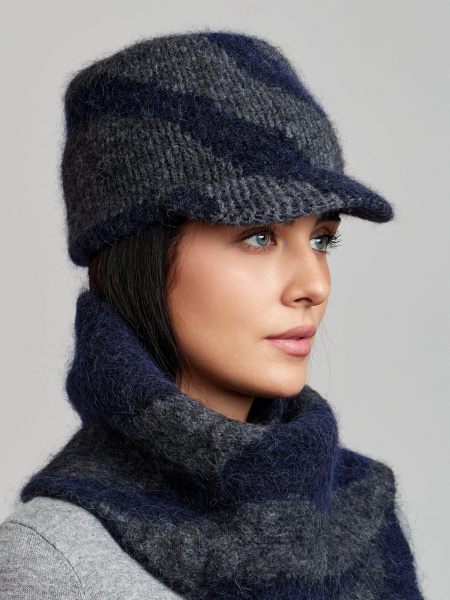 Кепка 250148SR синий-антрацит2