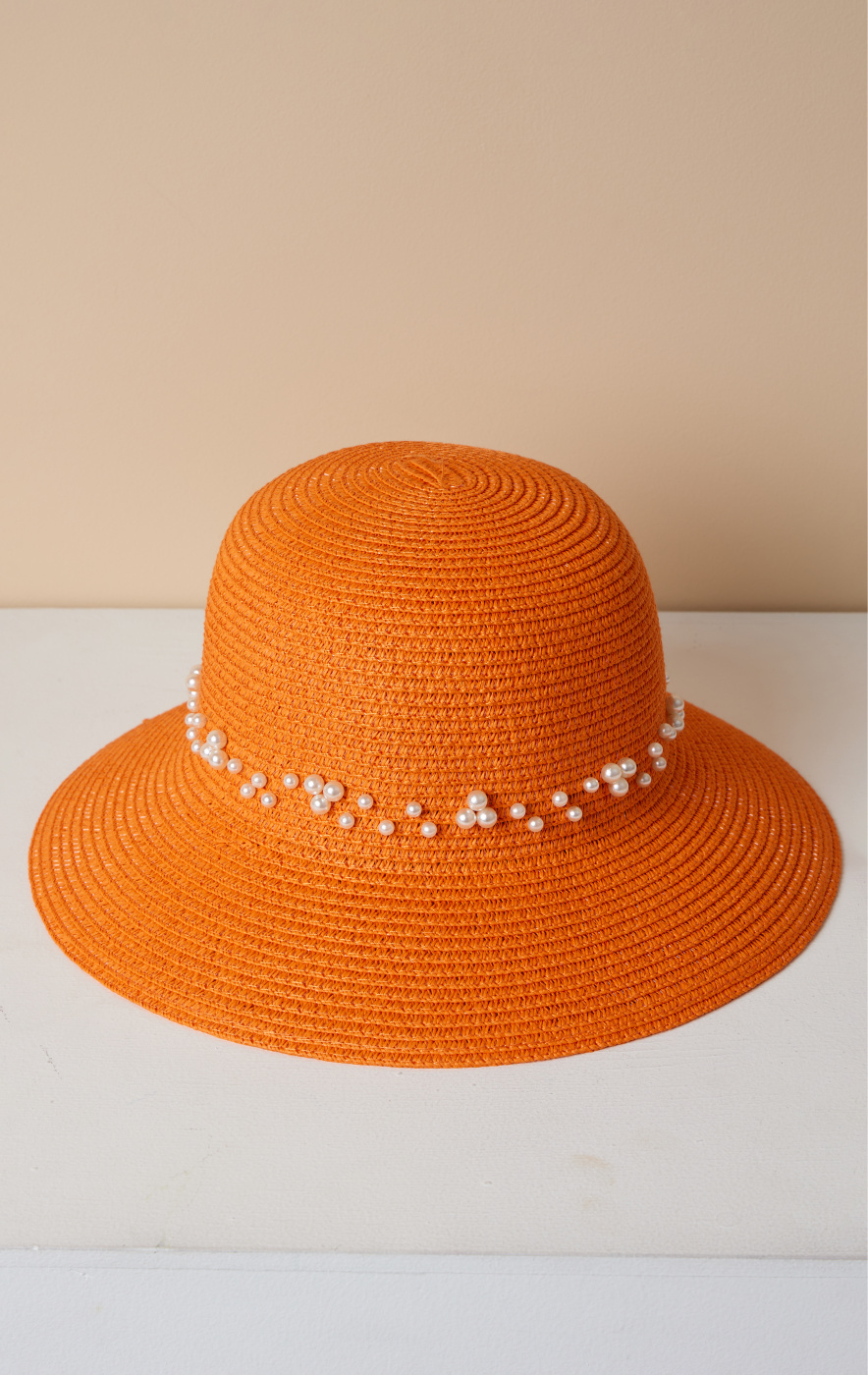Шляпа 2580 персиковая (2)
